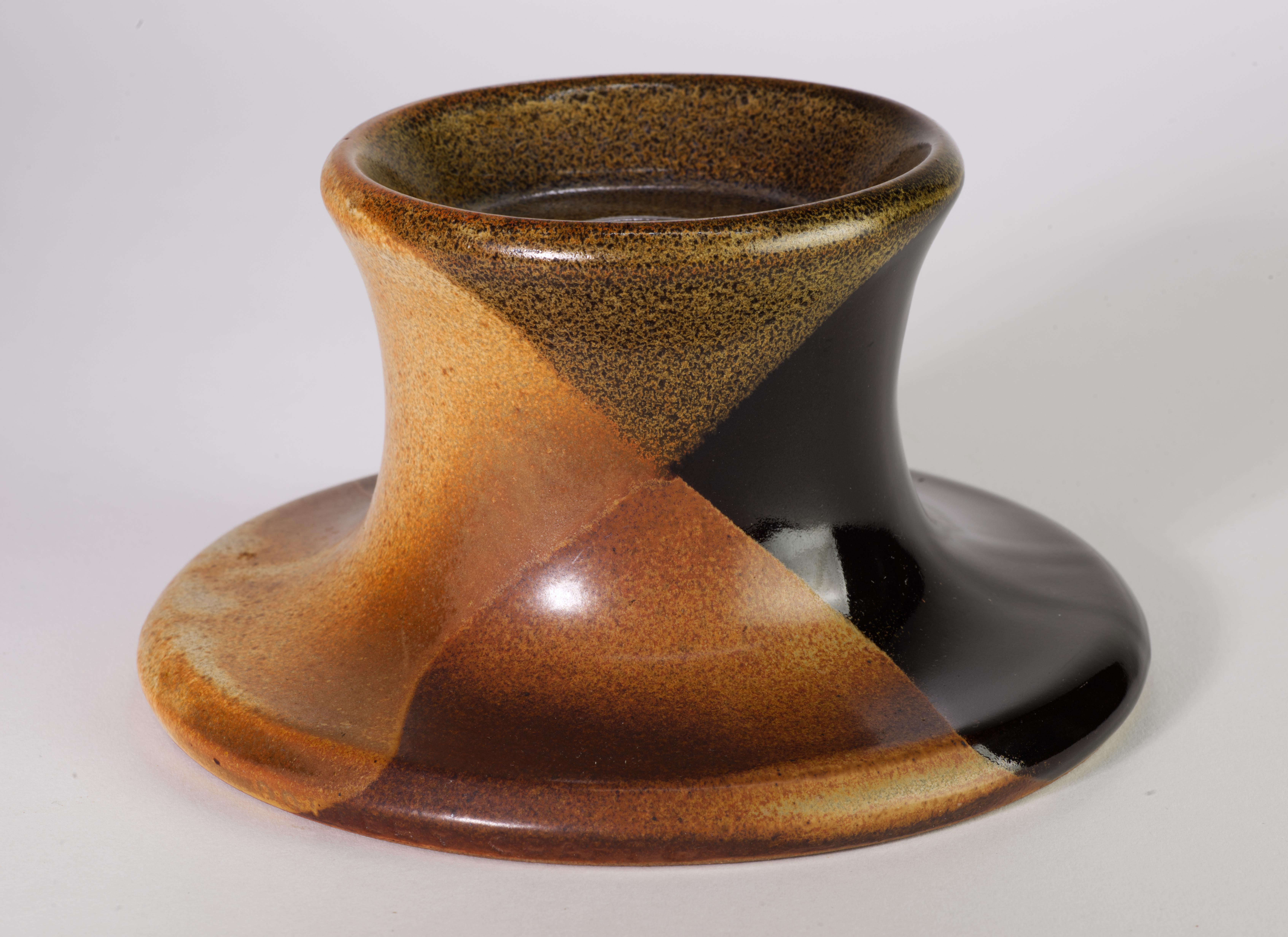 Smaltato Robert Maxwell per Pottery Craft USA Candeliere in vendita