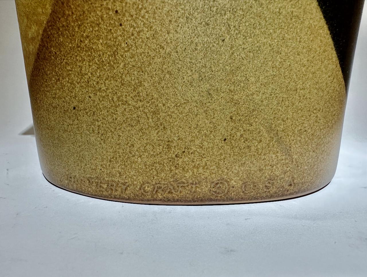 Carafe en céramique artisanale Robert Maxwell pour Pottery Craft USA 5