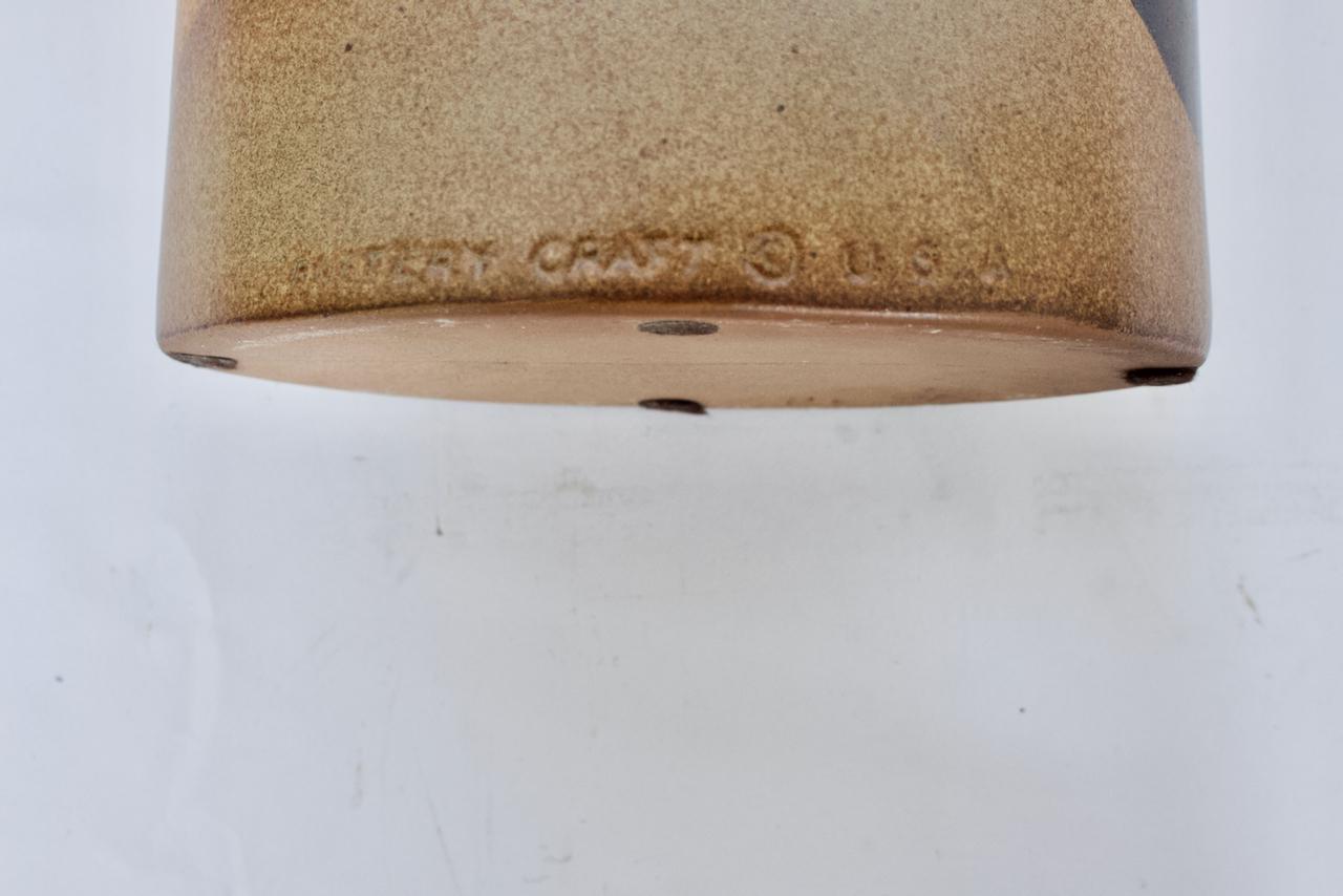 Handgefertigter Dekanter aus Keramik von Robert Maxwell für Pottery Craft USA im Angebot 6