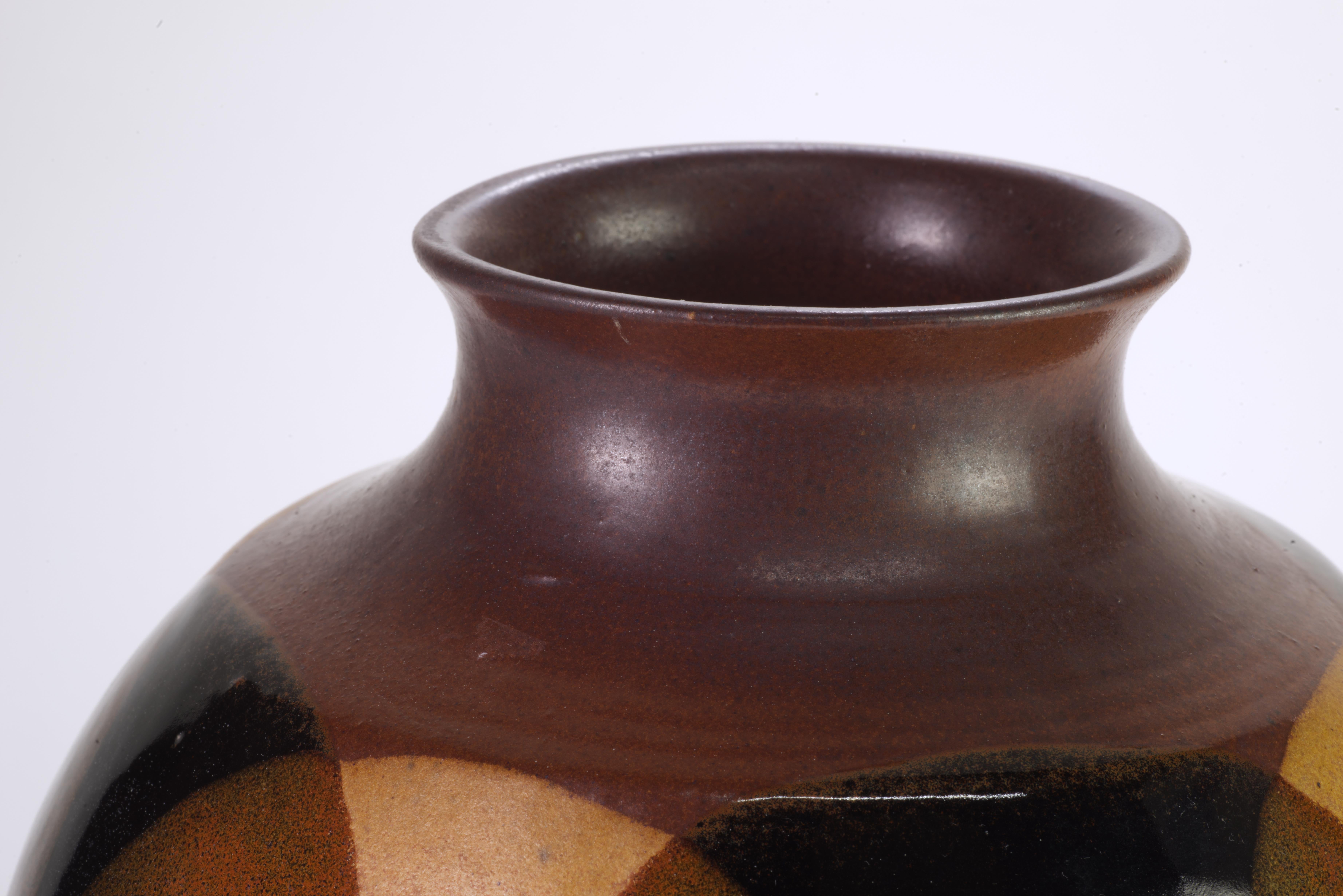 Glazed Robert Maxwell for Pottery Craft USA Vase For Sale