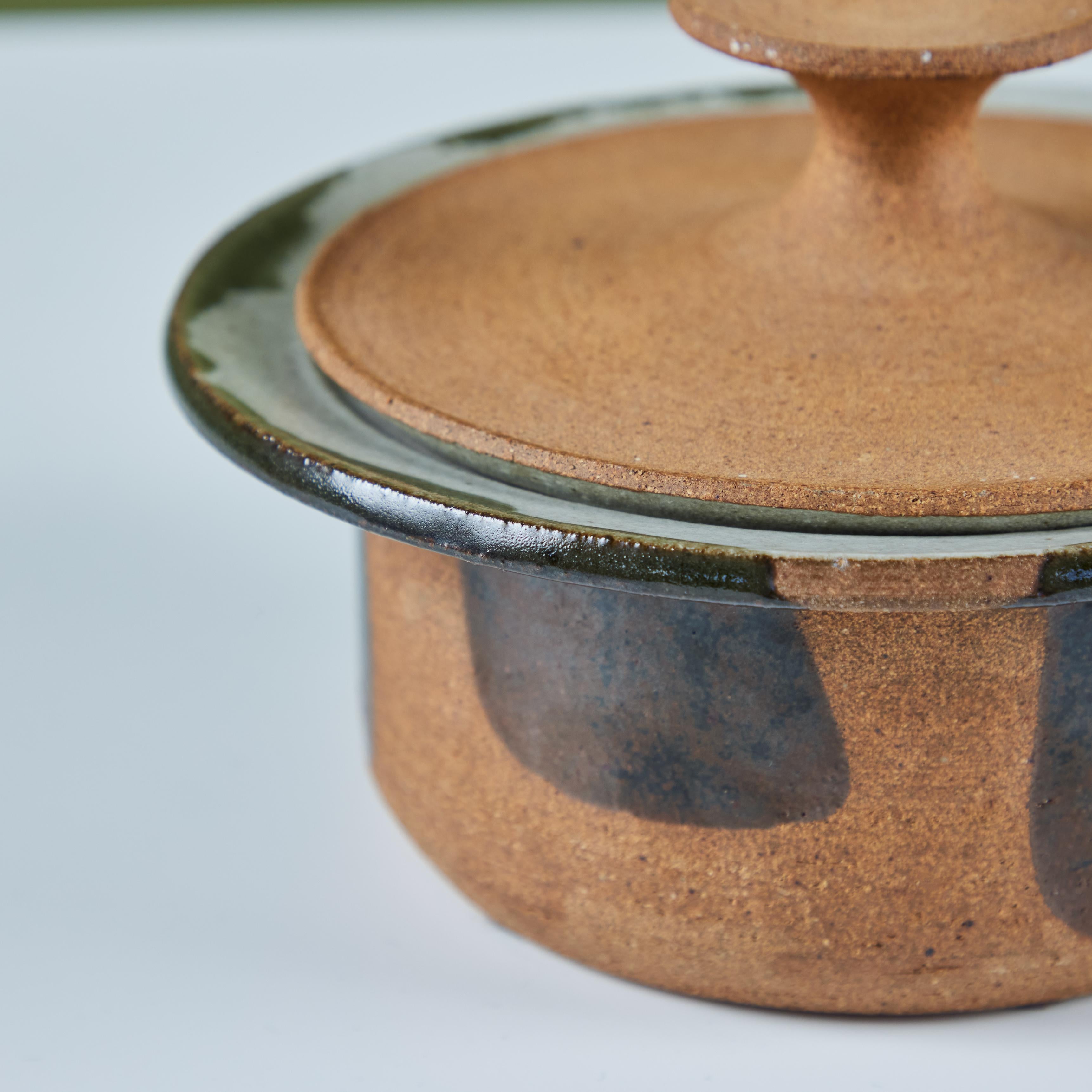 Robert Maxwell Lidded Stoneware Pot For Sale 3