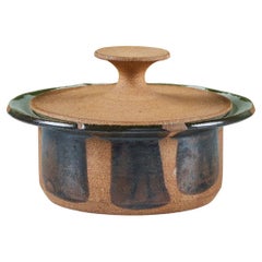 Vintage Robert Maxwell Lidded Stoneware Pot