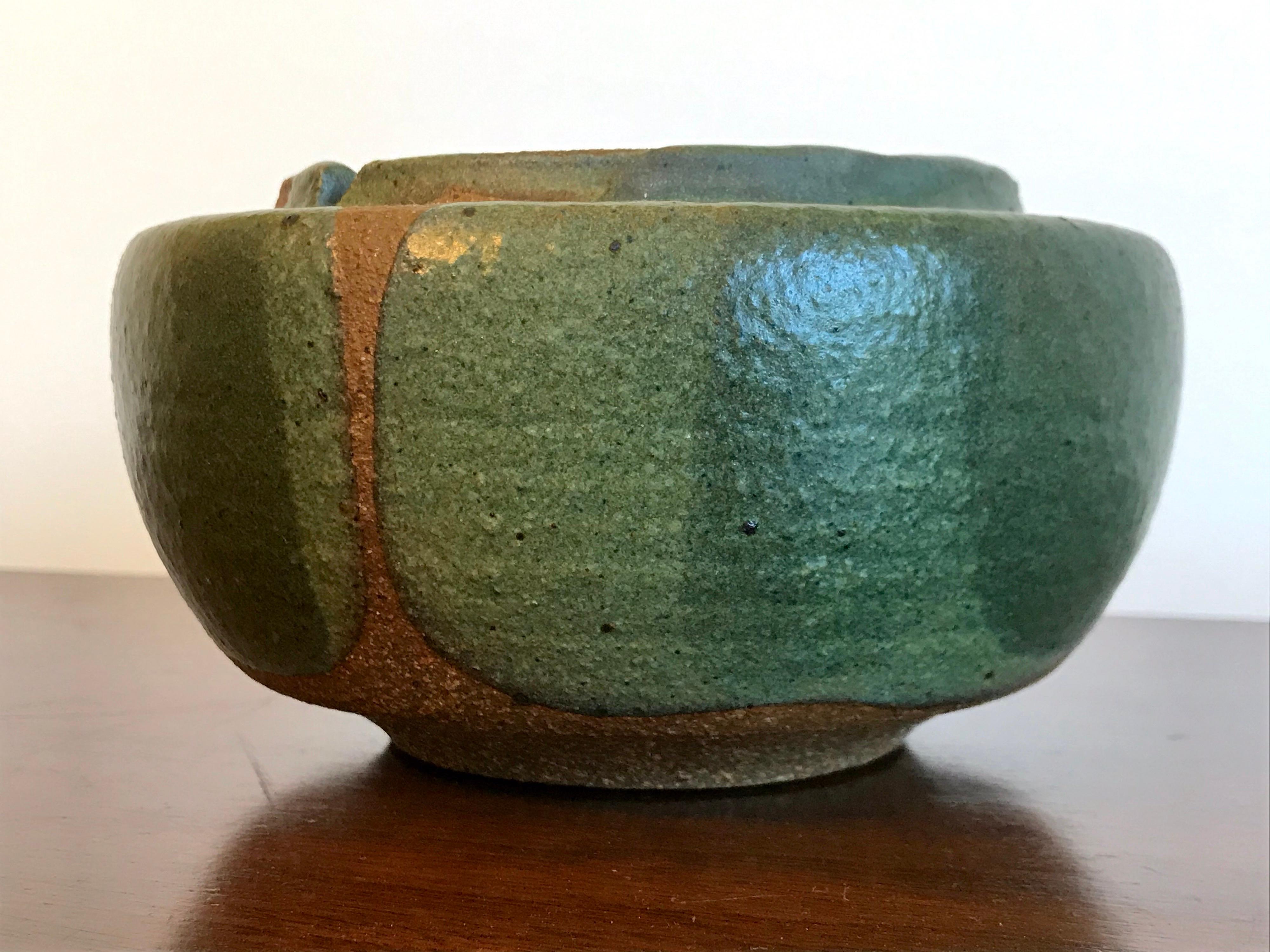 Fired Robert Maxwell Small Studio Pottery Bowl