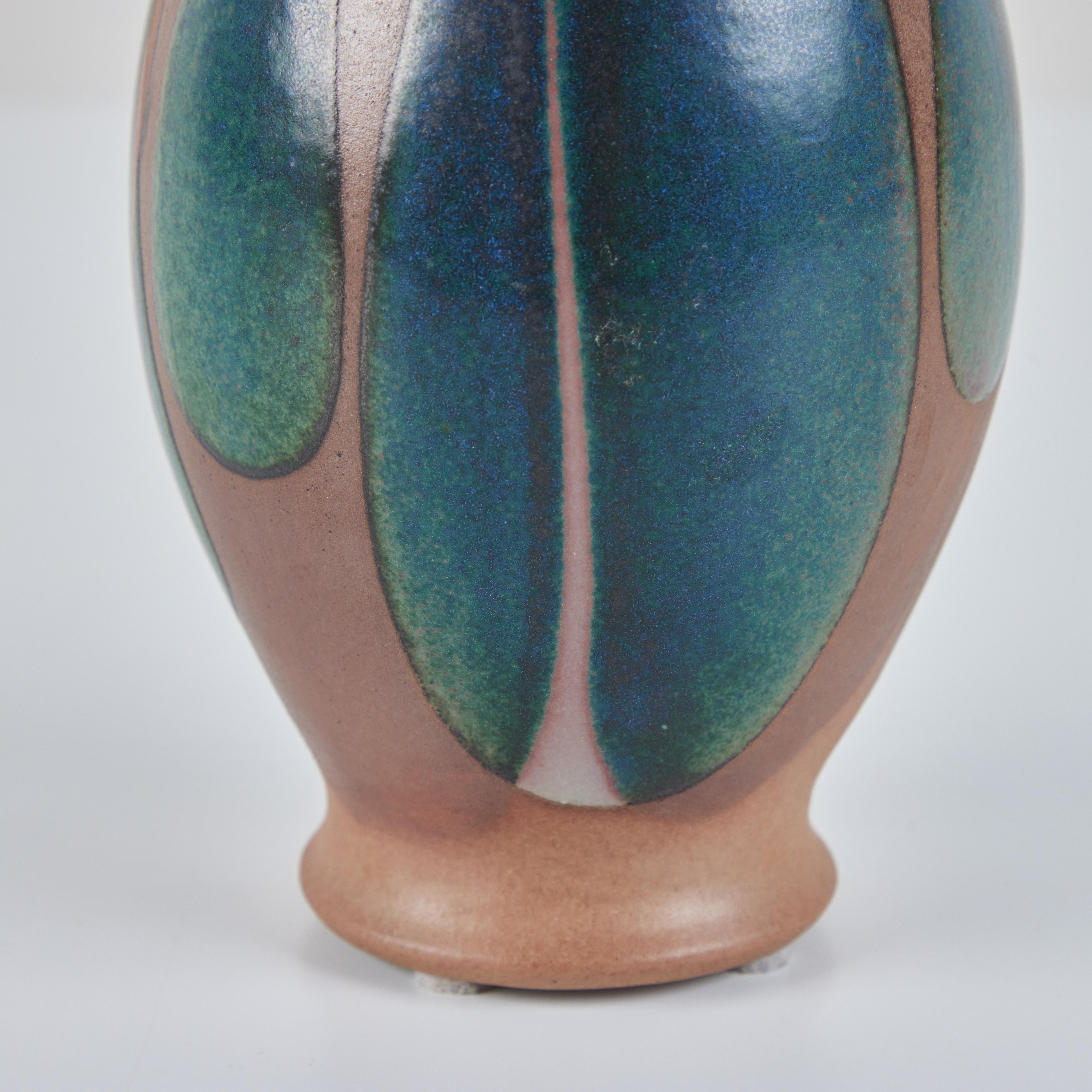 Robert Maxwell Stoneware Glazed Vase For Sale 1