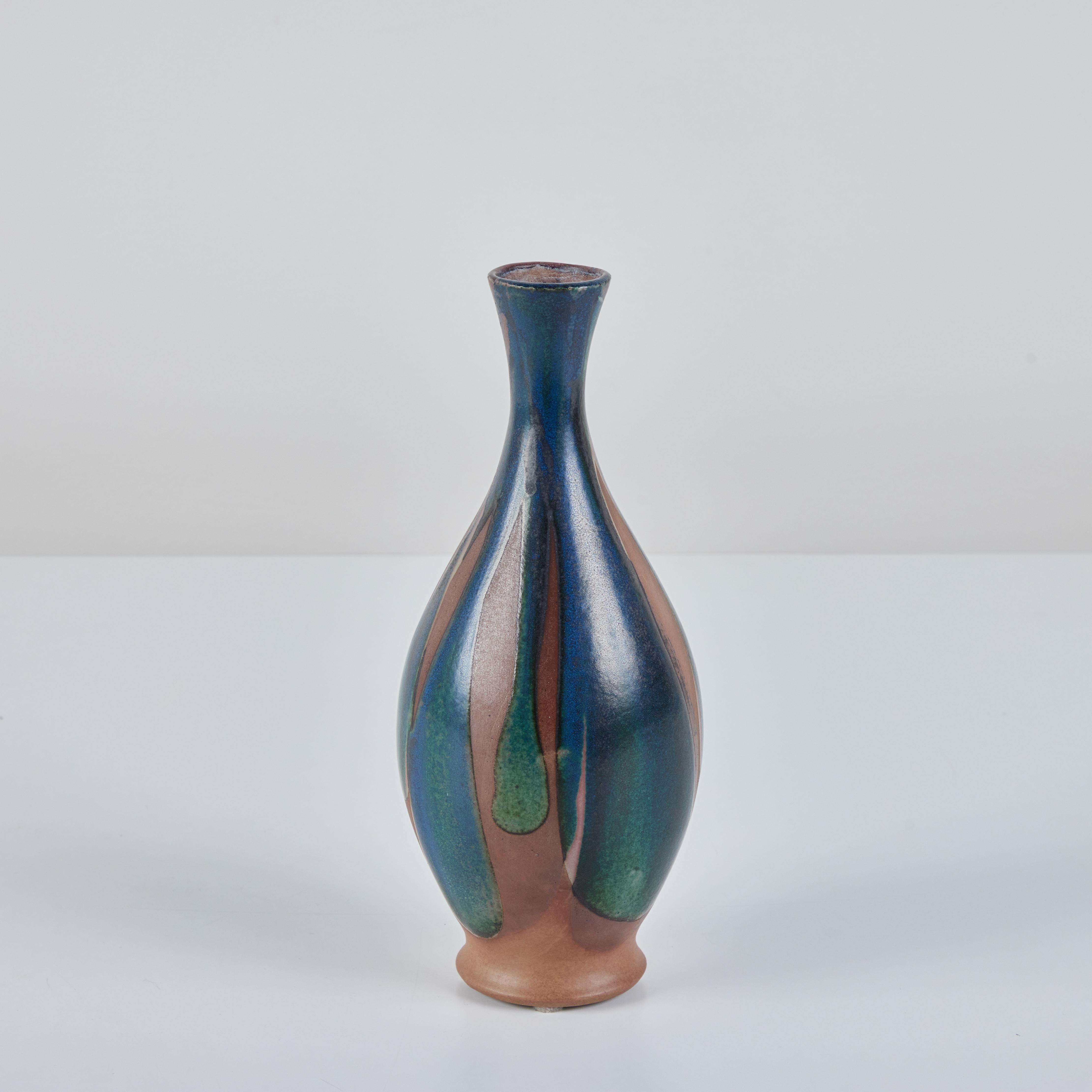 Americano Vaso in gres smaltato Robert Maxwell in vendita