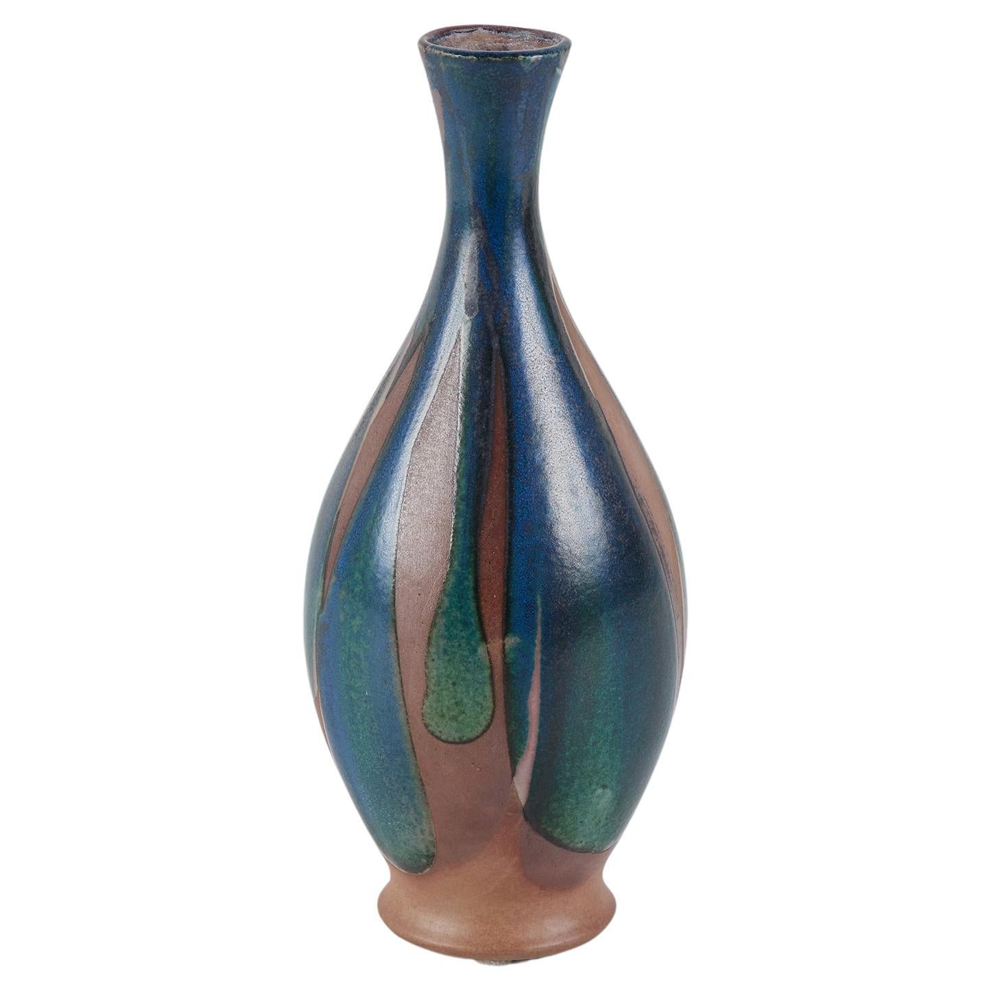 Robert Maxwell Stoneware Glazed Vase