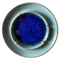 Robert Maxwell Studio Crafted Ceramic & Glass Ashtray, circa 1960