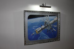 Conceptual space art sci fi art science fiction art International Space Station
