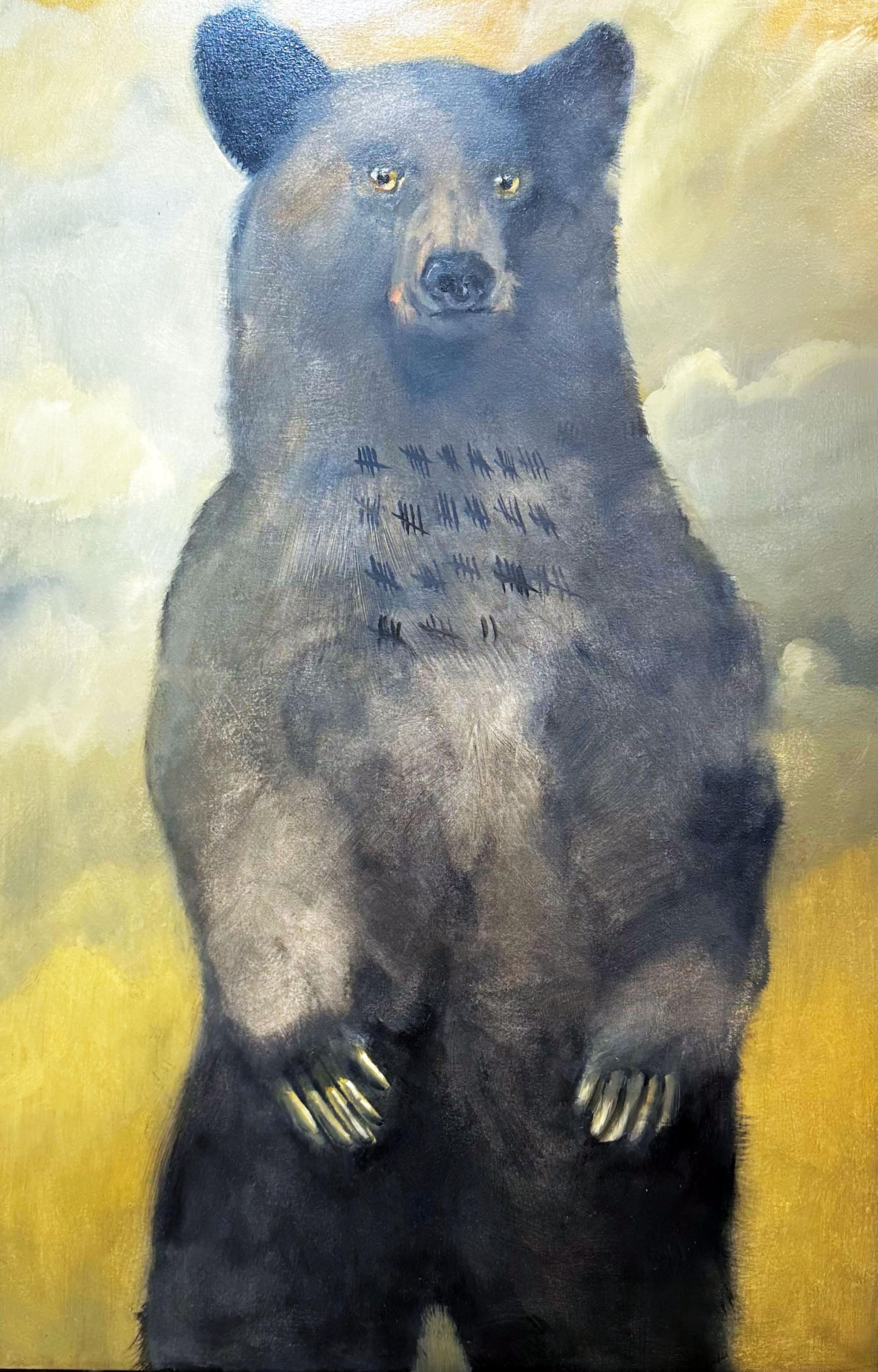 Robert McCauley Animal Painting – Begegnungen II