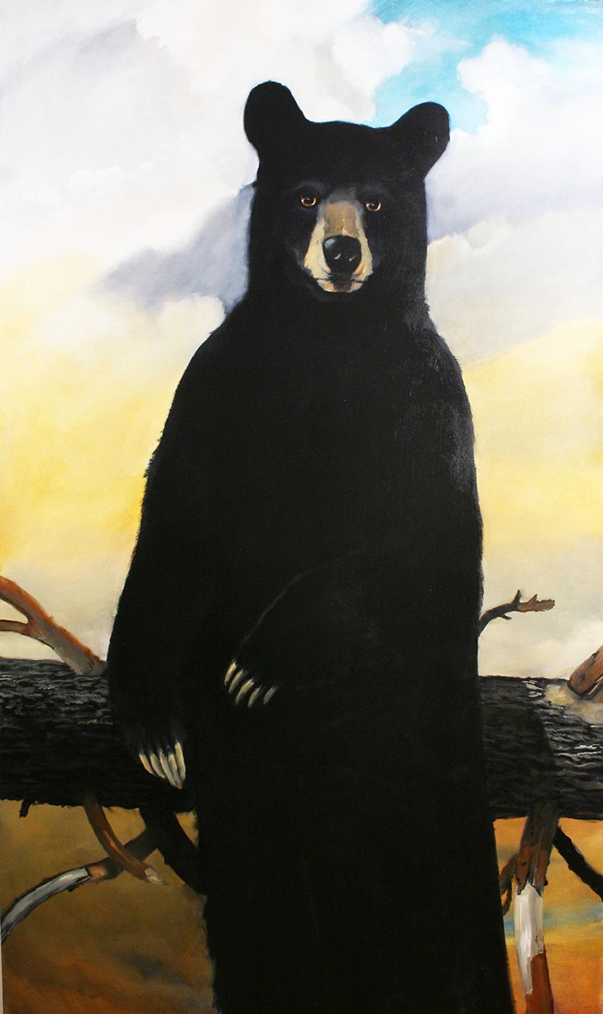 Robert McCauley Animal Painting - The Great North American Bear Census Project II