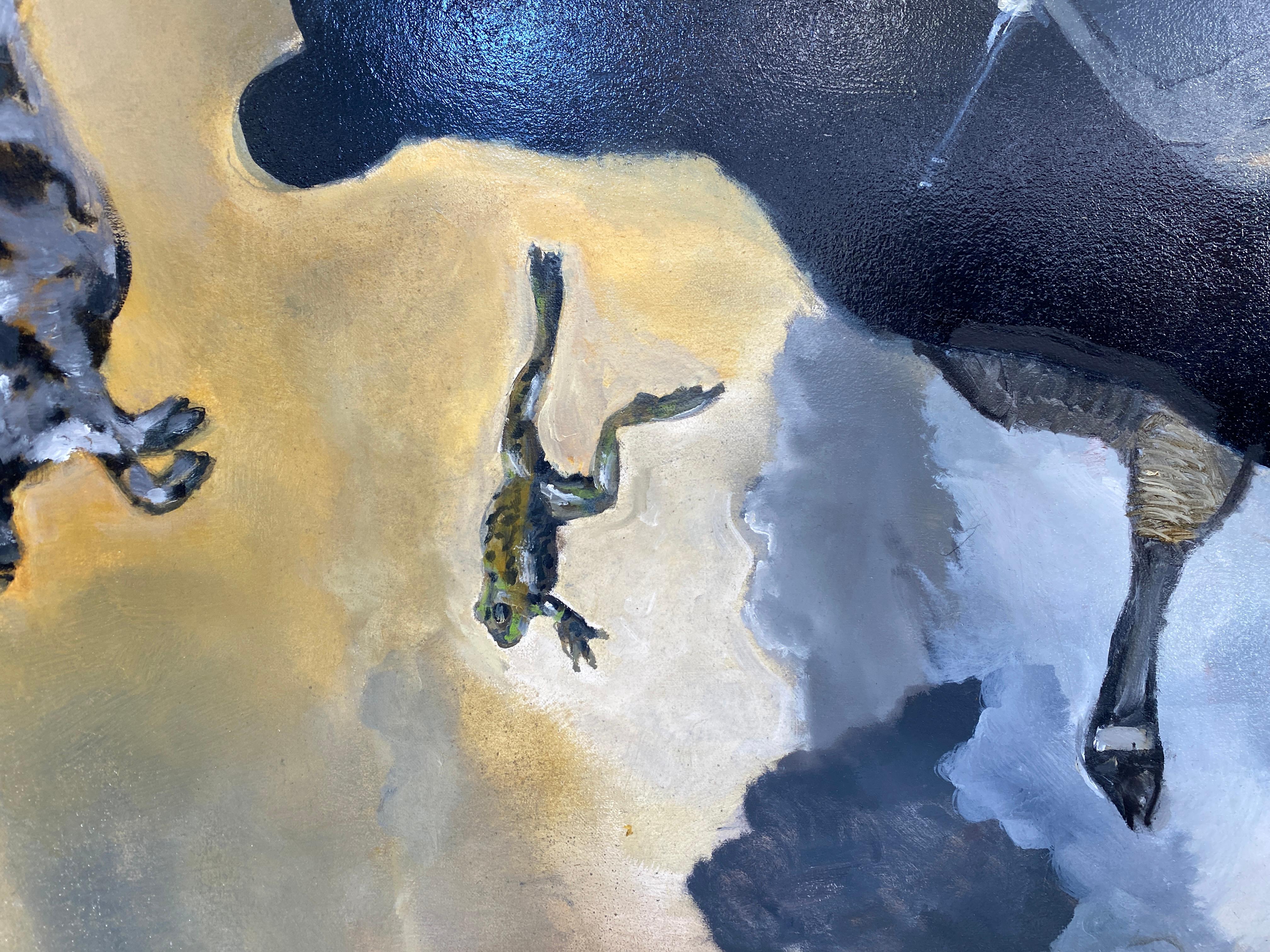 Quando penso a dove McCauley si colloca nell'arte americana, come pittore, scultore e interprete naturalistico contemporaneo, lo colloco nella stessa tribù filosofica di Walton Ford, Alexis Rockman, Annie Coe, Ray Troll e un gruppo di regionalisti