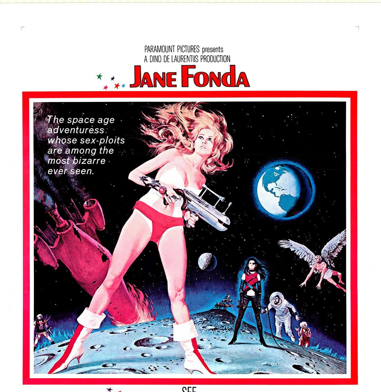 Origianal BARBARELLA US 1-sheet Sci-fi vintage movie poster NSS 68/274 - Print di Robert McGinnis