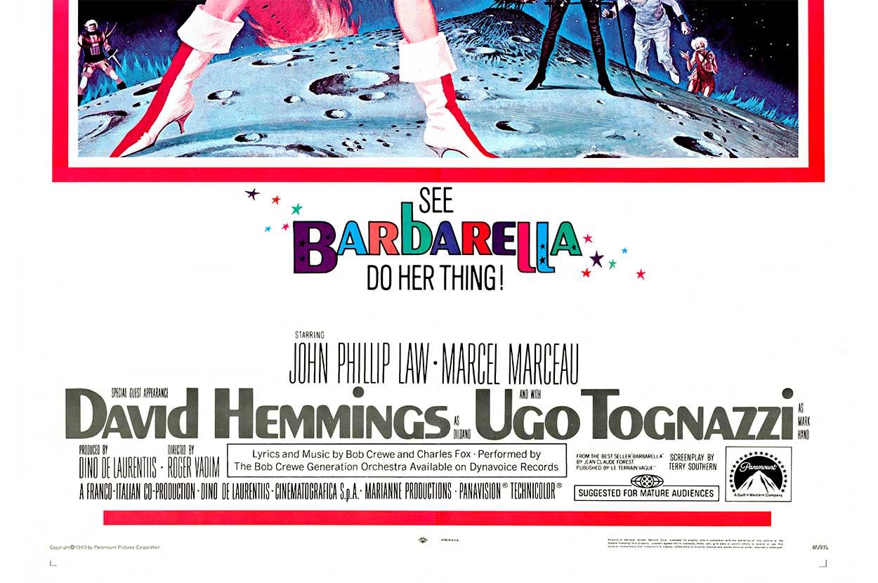 Origianal BARBARELLA US 1-sheet Sci-fi vintage movie poster NSS 68/274 - Print American Modern di Robert McGinnis