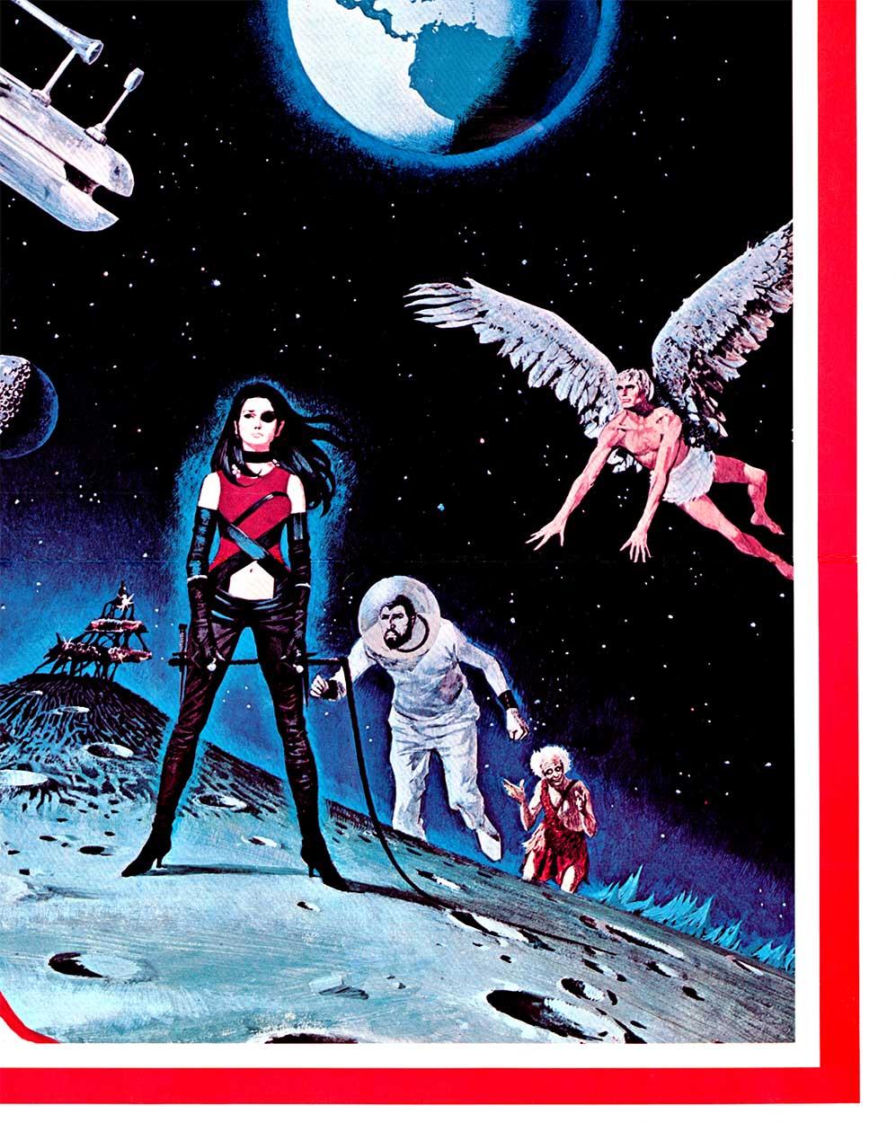 Origianal BARBARELLA US 1-sheet Sci-fi vintage movie poster NSS 68/274 - Portrait Print Nero di Robert McGinnis