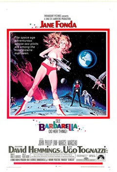 Origianal BARBARELLA US 1-sheet Sci-fi vintage movie poster NSS 68/274