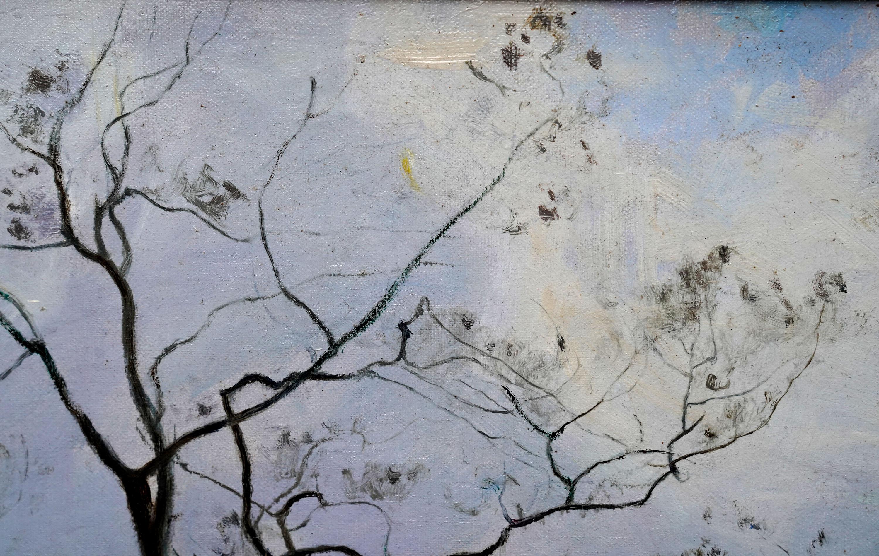 Paisaje de las Highlands - Pintura al óleo de arte escocés victoriano Escocia en venta 1