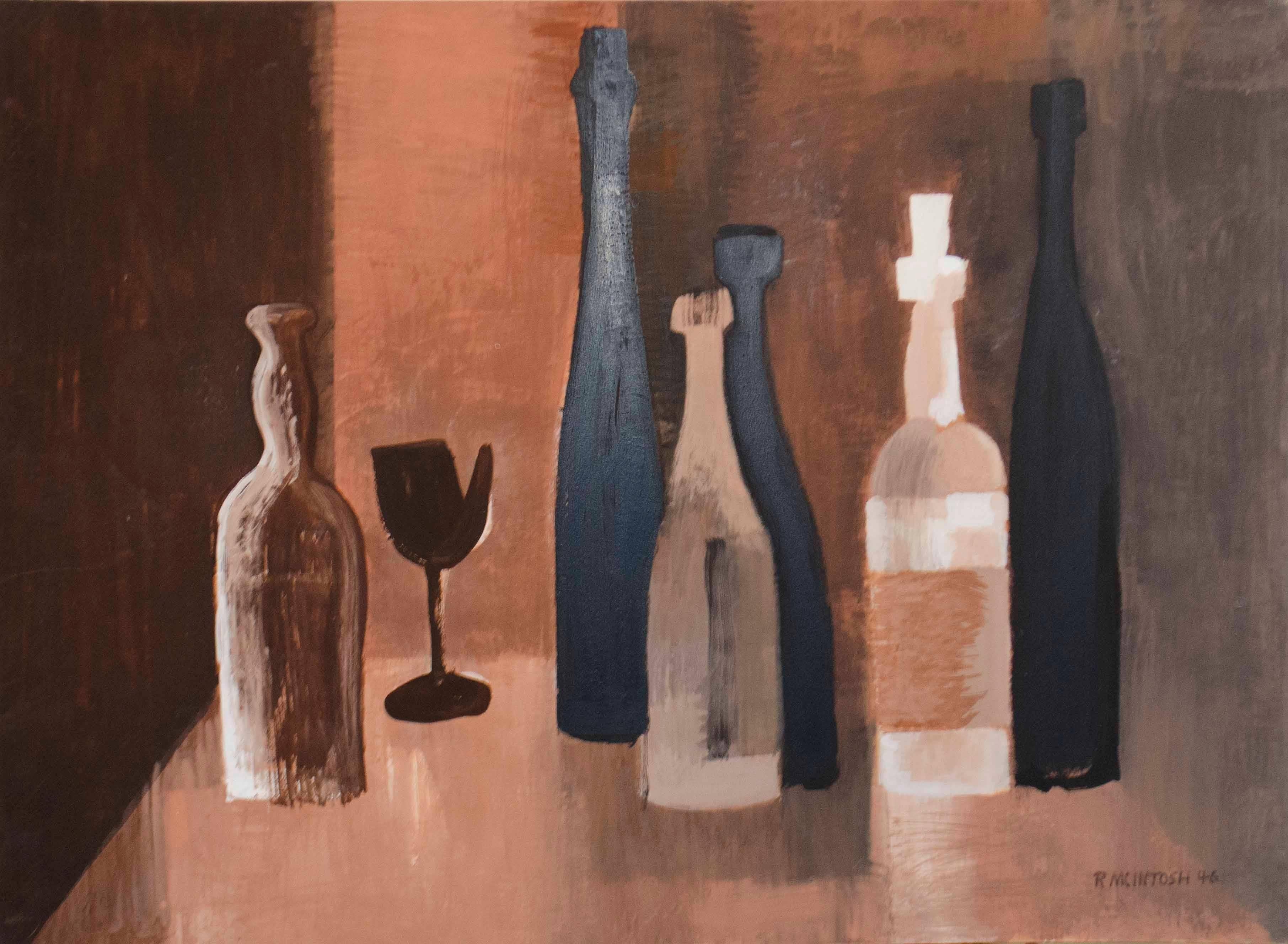 Still-Life Painting Robert McIntosh - Cocktails / Prêts à cocktail
