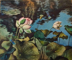 Lotus and Dragonflies