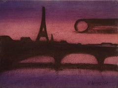 Vintage Paris in Purple