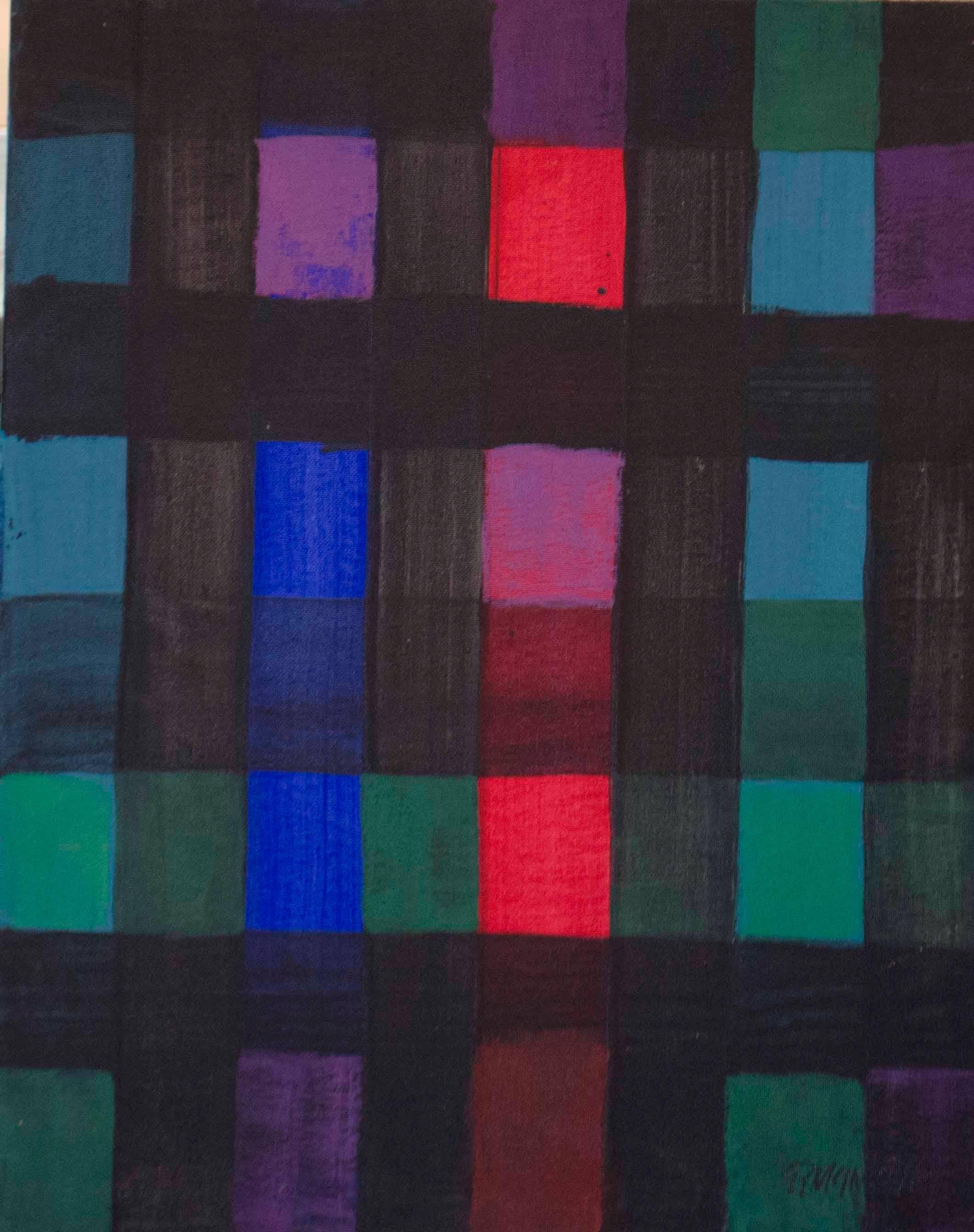 Robert McIntosh Abstract Painting - Squared