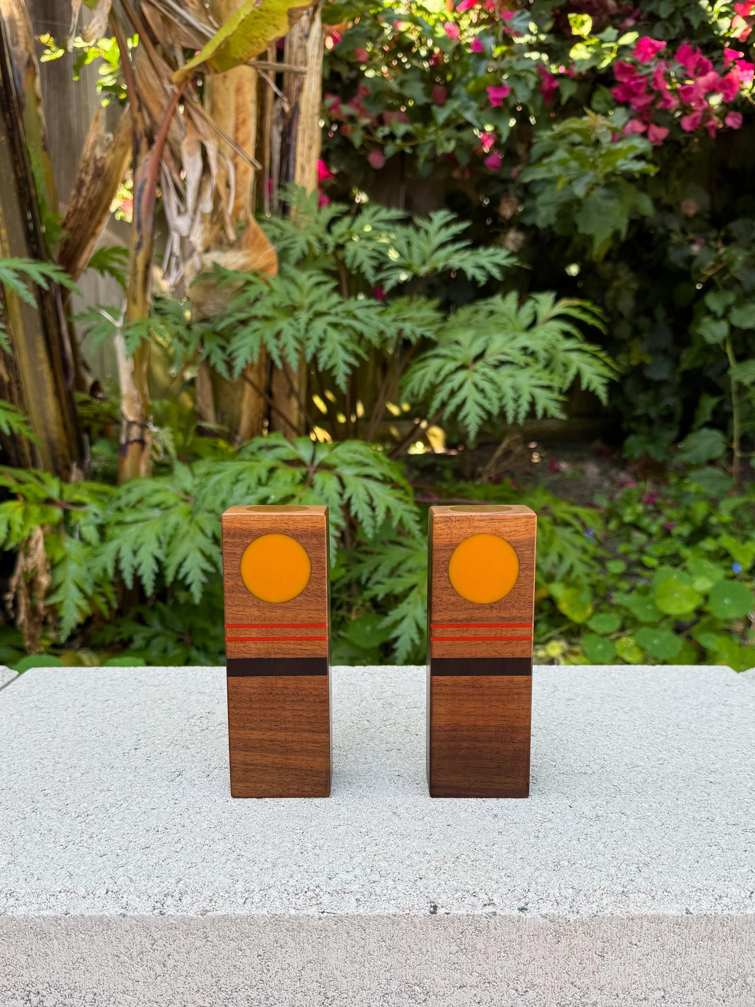 Robert McKeown Handcrafted Salt & Pepper Shakers, California, 1976 For Sale 3