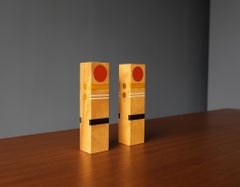 Robert McKeown Handcrafted Salt & Pepper Shakers, California, 1976