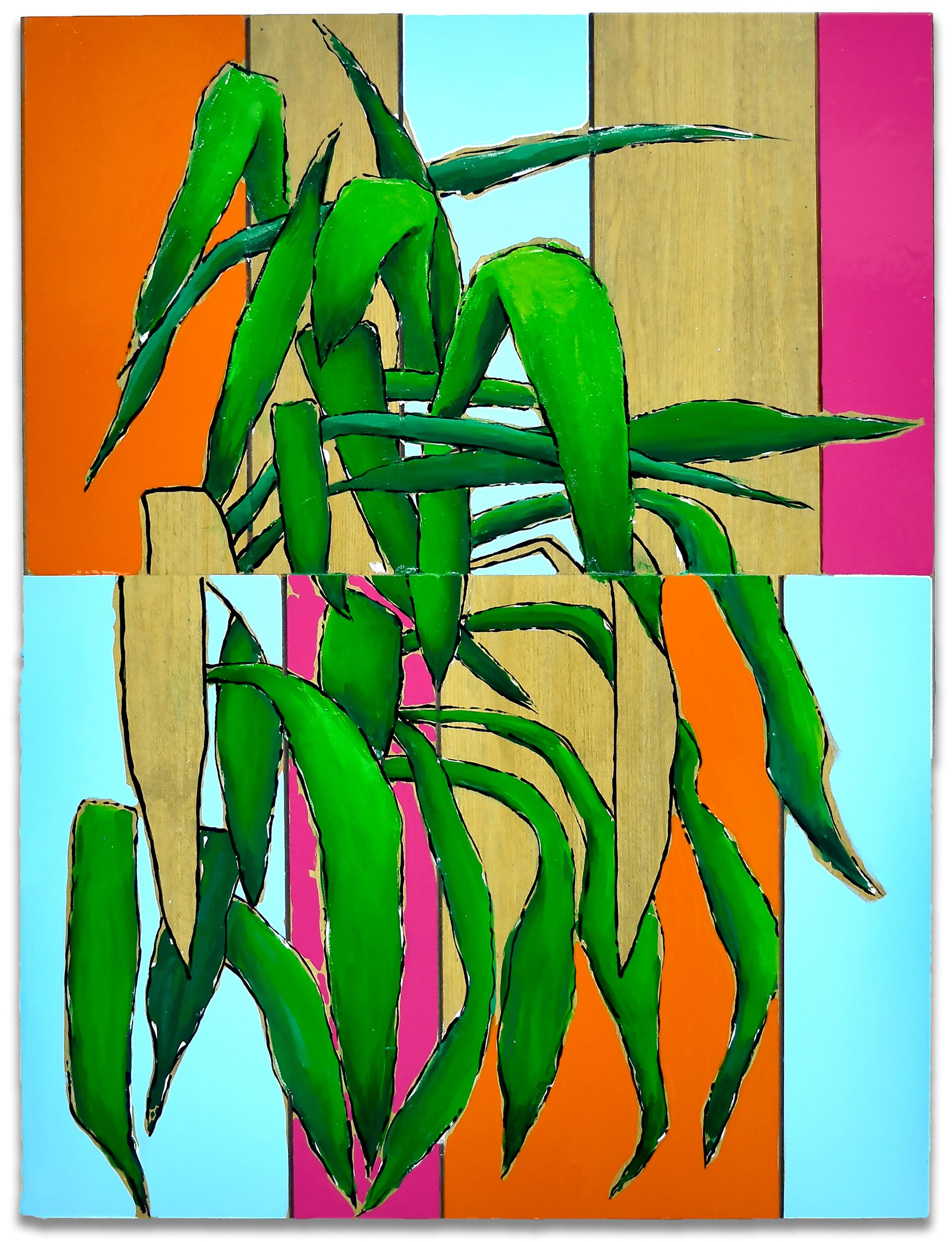 Pannello tagliato Pittura vegetale