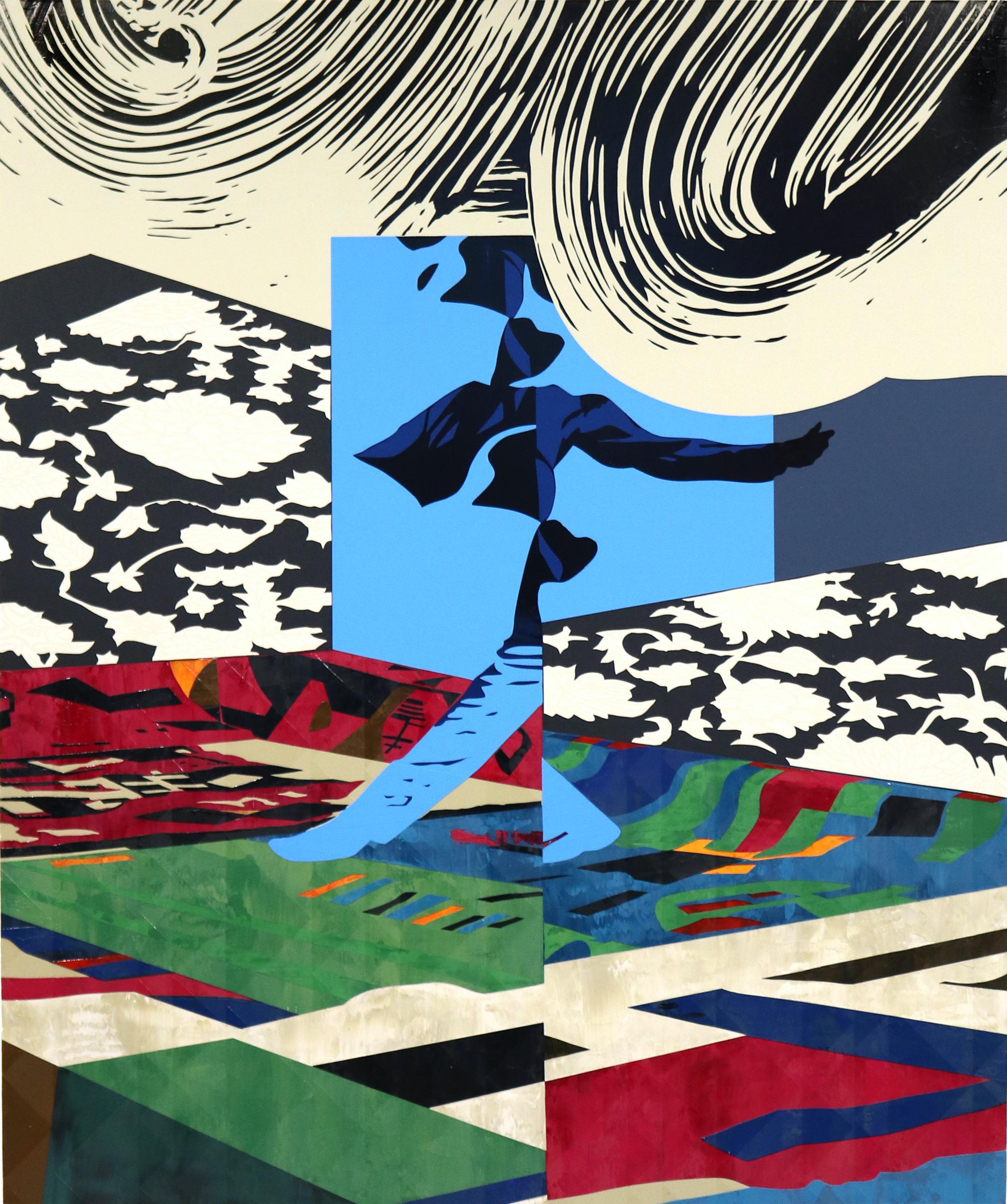 Robert Mellor Abstract Painting - Dance