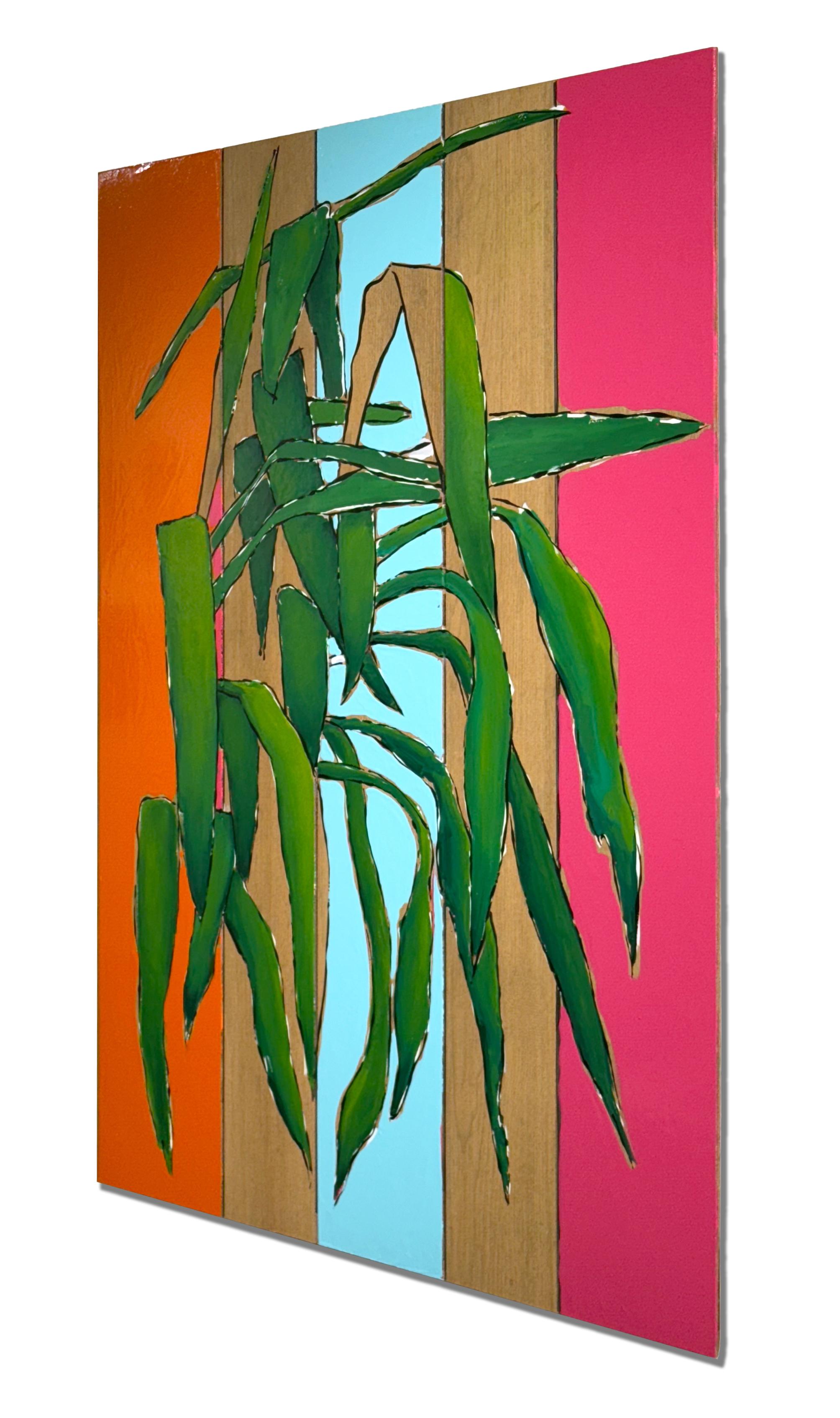 Pannello vegetale pittura #8 - Painting di Robert Merlee