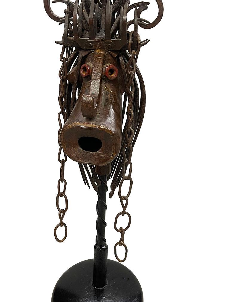 Belgian Robert Michiels (1933), iron sculpture For Sale