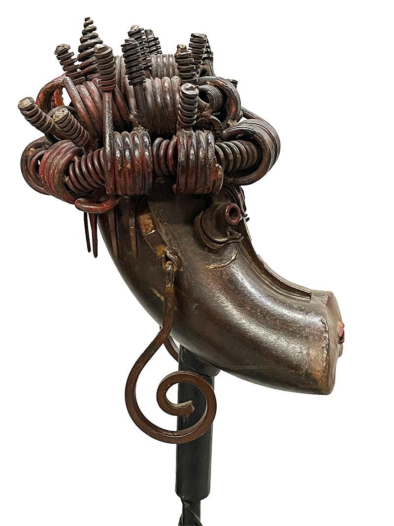 Robert Michiels (1933), iron sculpture In Good Condition For Sale In Delft, NL
