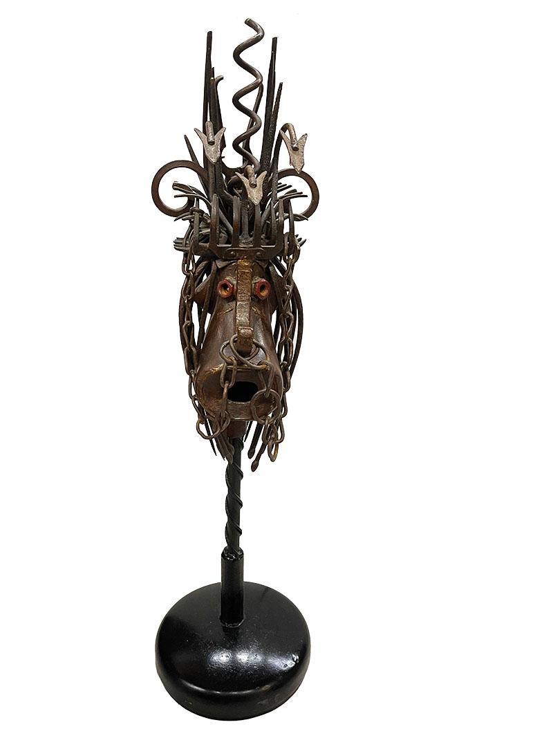 Robert Michiels (1933), iron sculpture In Good Condition For Sale In Delft, NL