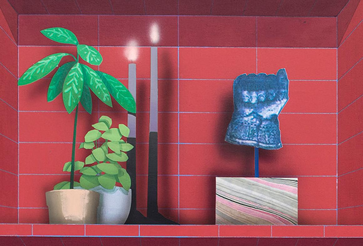 Tensión superficial - Still-Life Painting Marrón de Robert Minervini