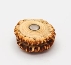 ROBERT MITCHELL 1824 Birmingham Georgian Snuff Box In Gilt Sterling Silver