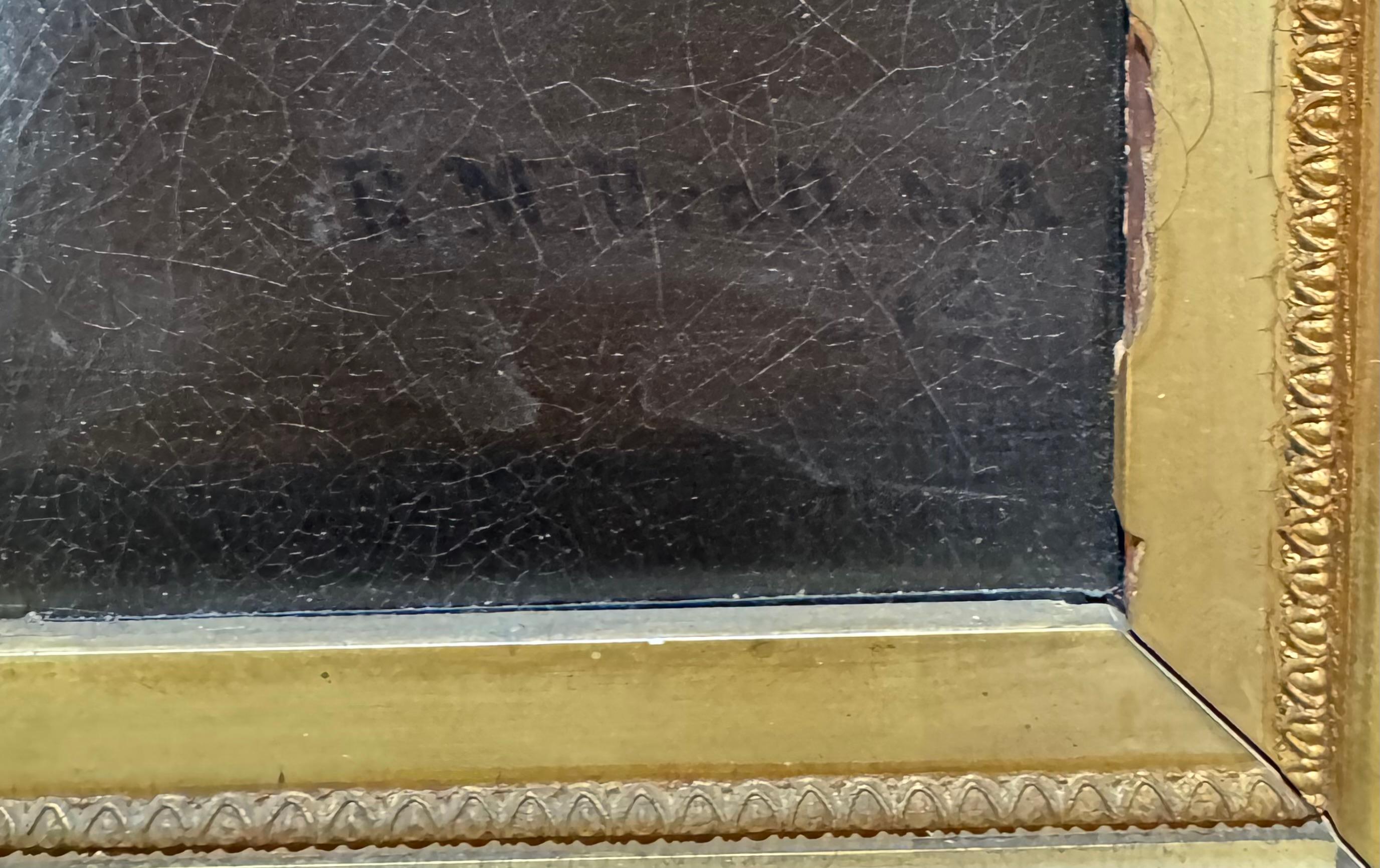 MUSEO ESPOSTO DEL 1879 Natura morta americana con vasi asiatici e mandolino in vendita 6