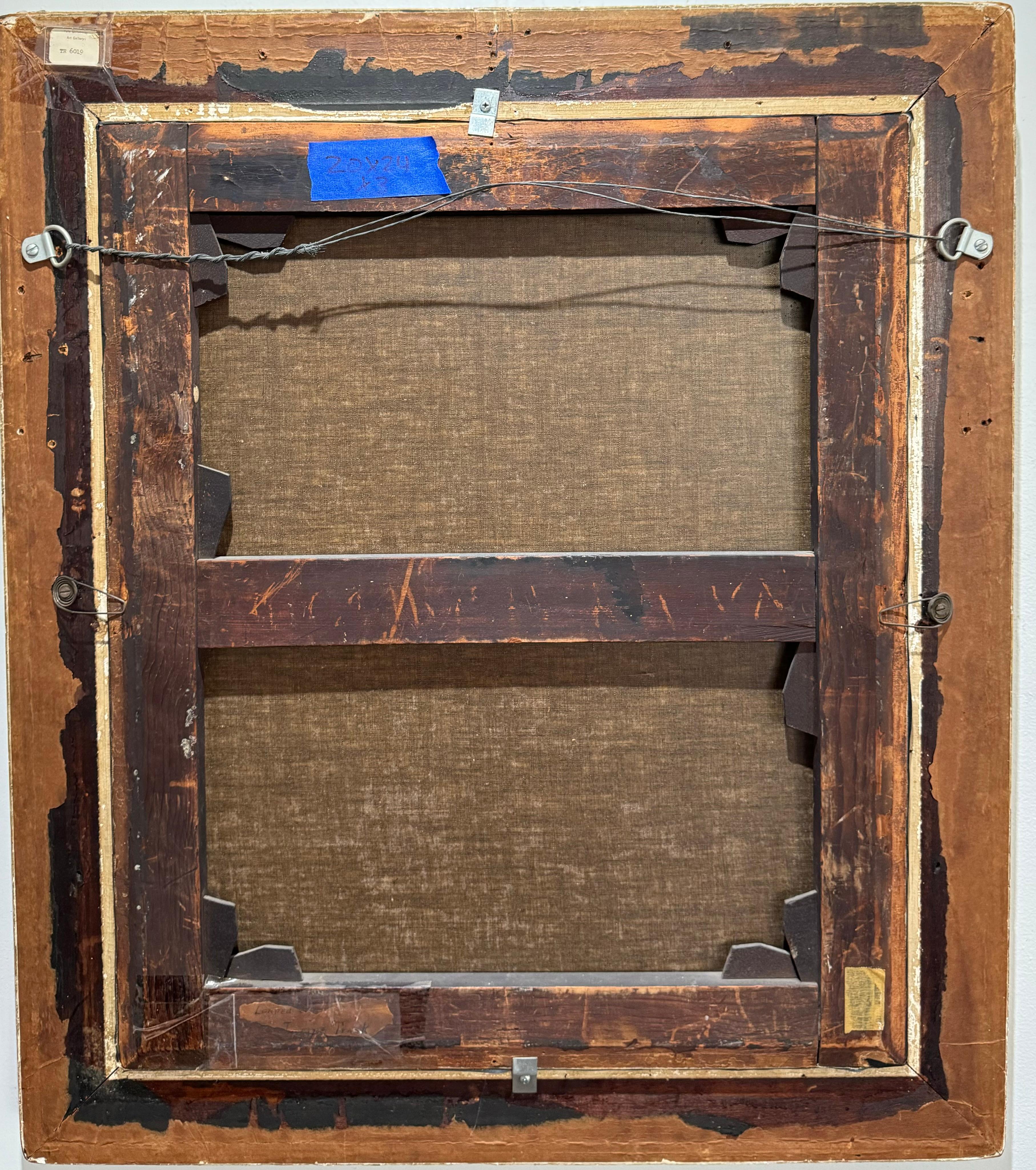 MUSEO ESPOSTO DEL 1879 Natura morta americana con vasi asiatici e mandolino in vendita 8