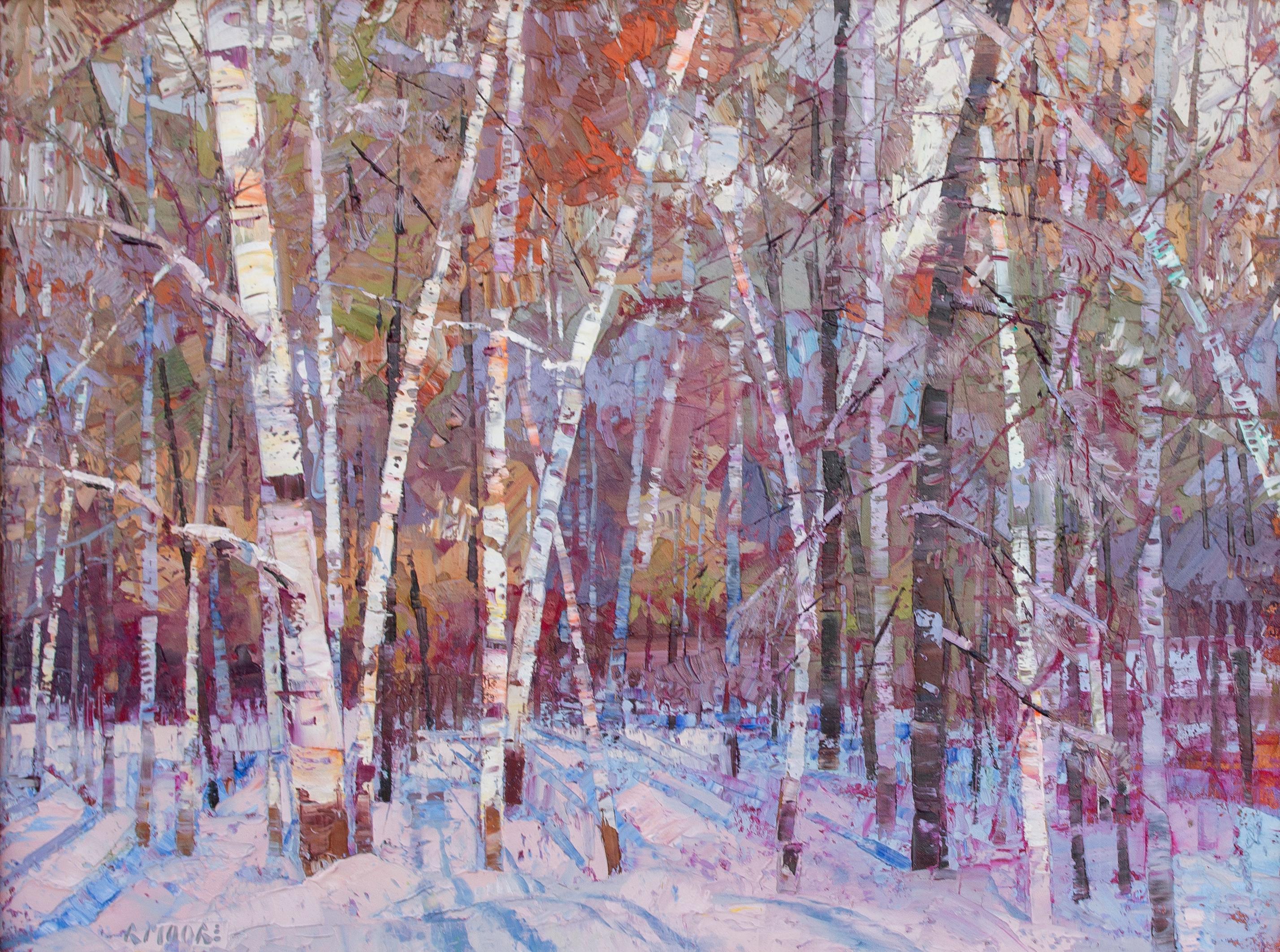 Alla luce del sole - Painting Impressionismo di Robert Moore (b.1957)