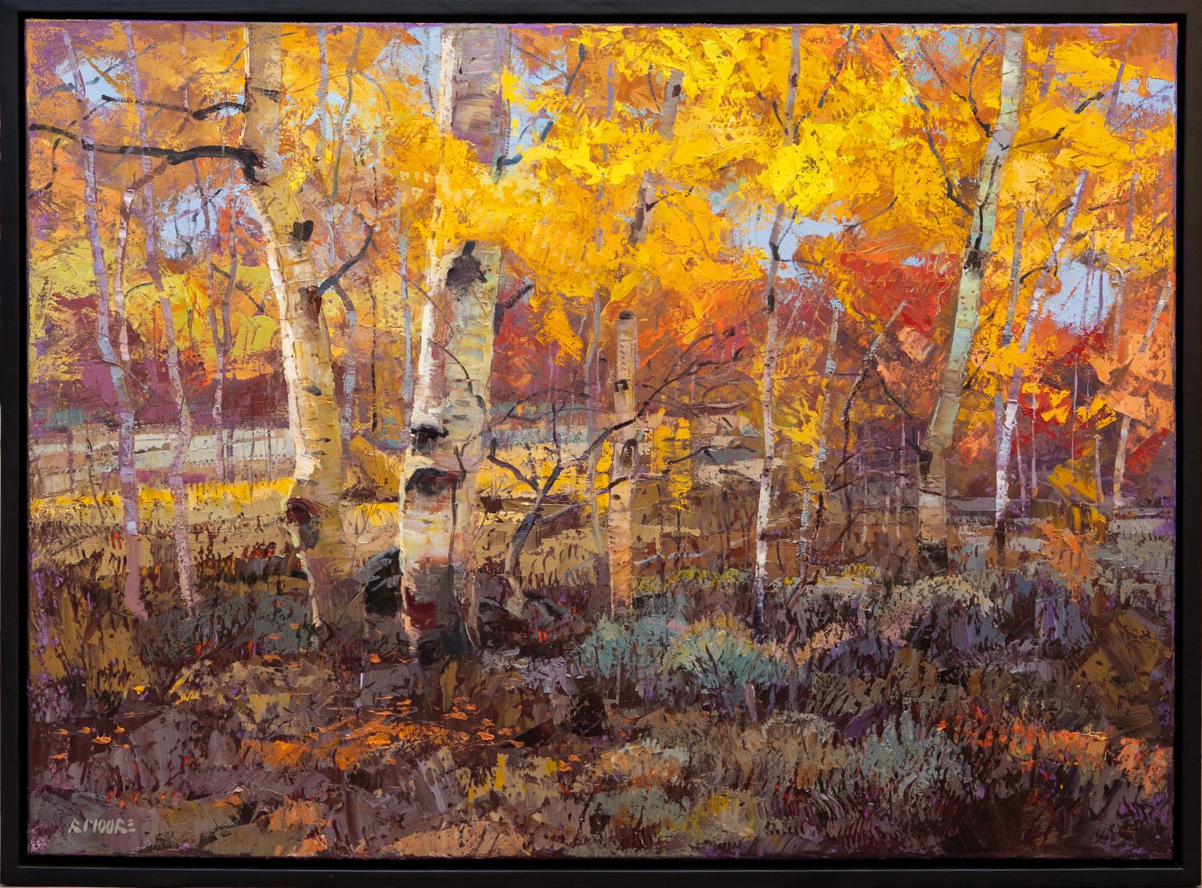 Die Erde soll froh sein – Painting von Robert Moore (b.1957)