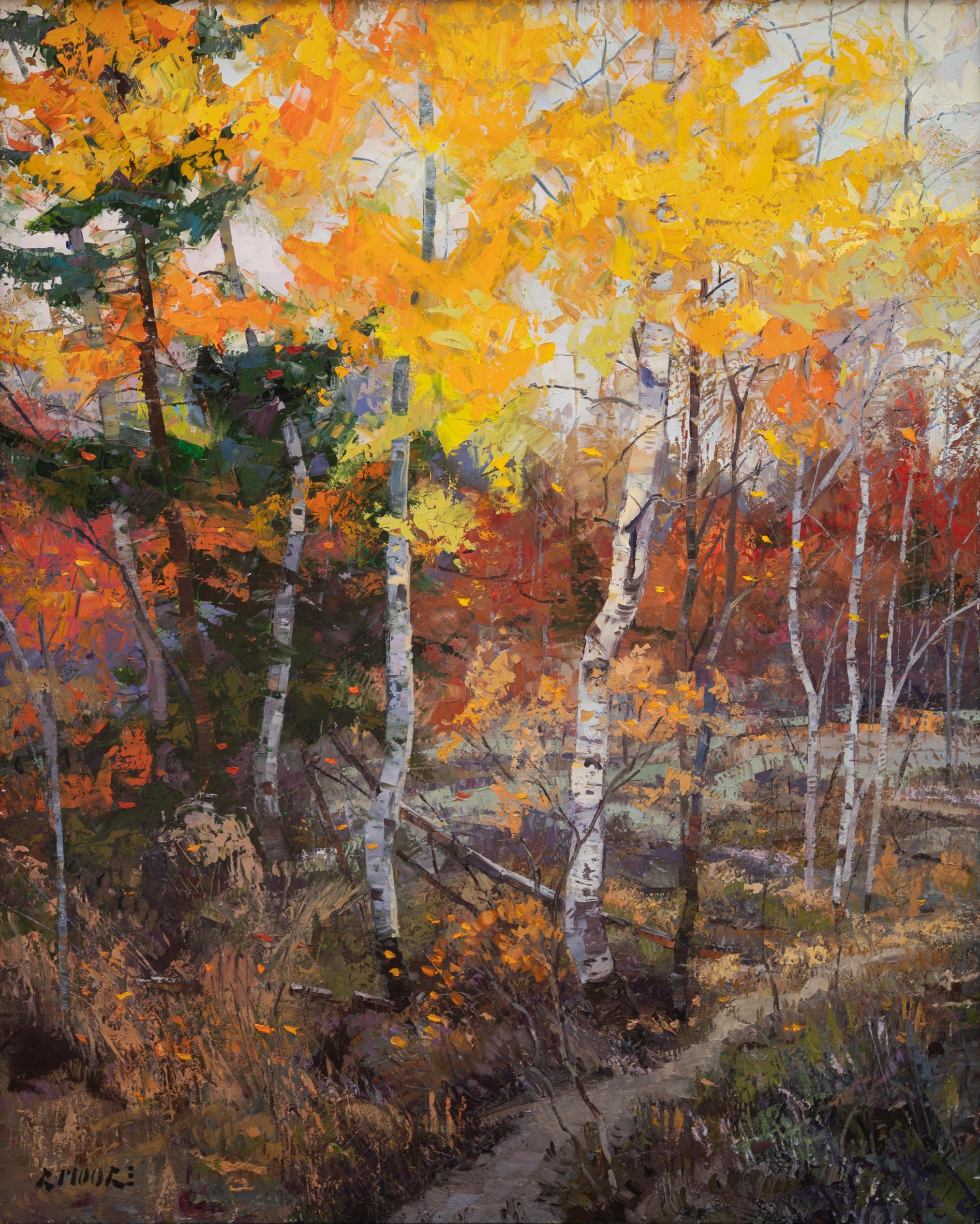 Unterwegs (Impressionismus), Painting, von Robert Moore (b.1957)