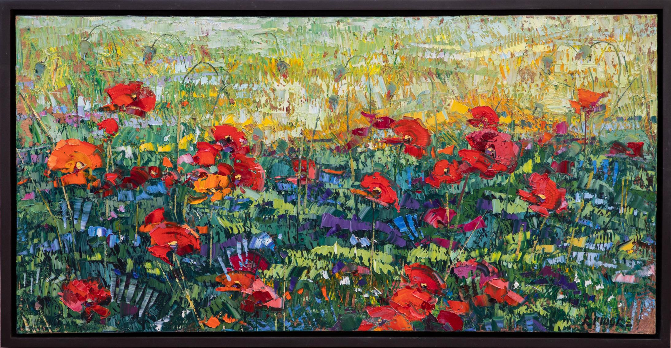 Poppies - Painting by Robert Moore (b.1957)