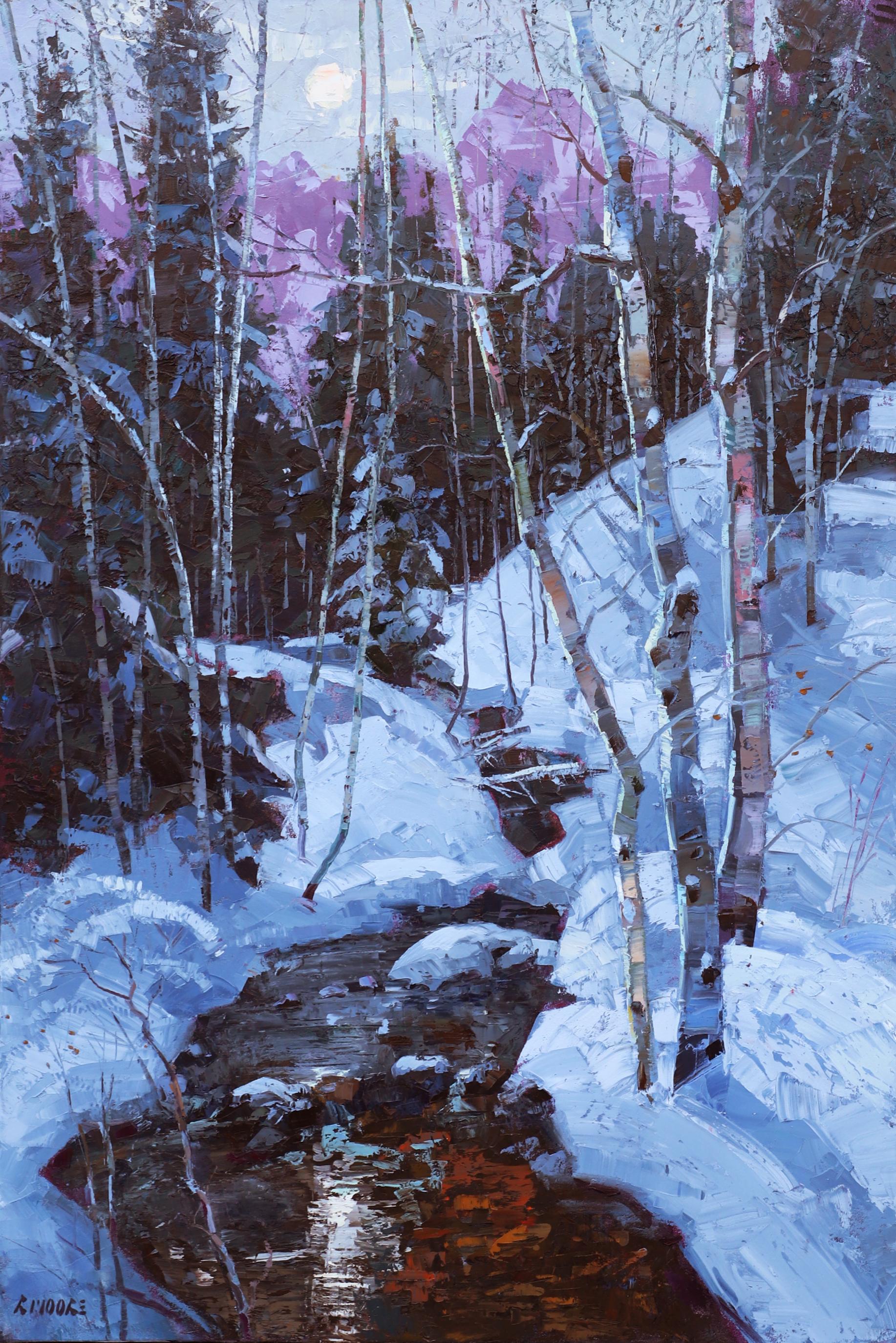 Til Next Time - Impressionist Painting by Robert Moore (b.1957)