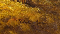 Lakeside Cottage, Impressionist Oil Painting by Robert Moore