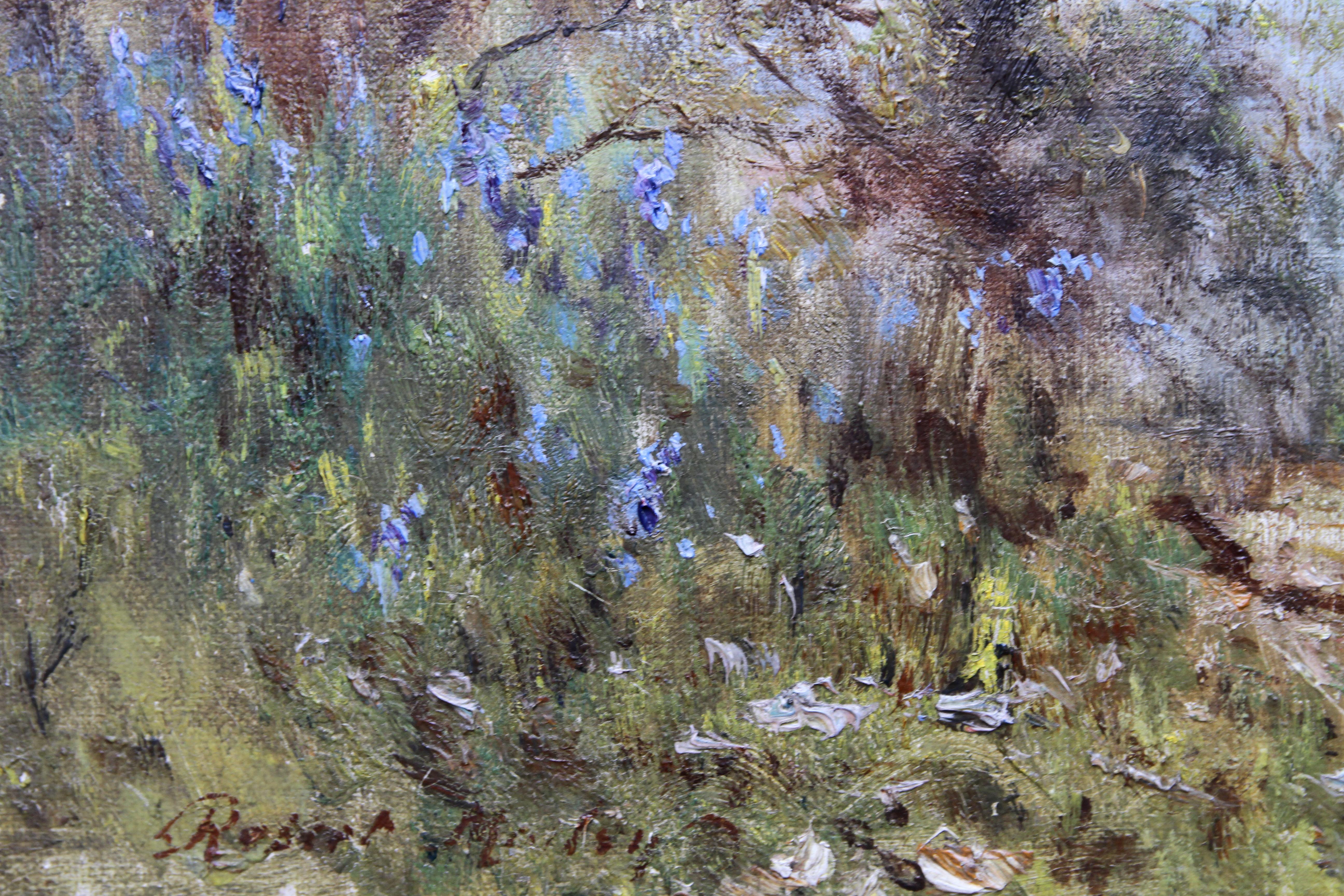 Surrey Landschaft - Britisches impressionistisches Ölgemälde der Slade-Schule des frühen 20. Jahrhunderts  im Angebot 5