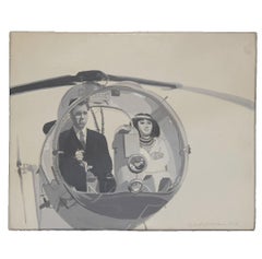"Helicopter" Surrealist Portrait Painting 