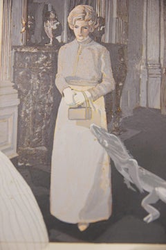 "Leaping Lizard" Surrealist Portrait Painting