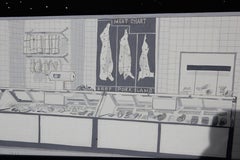 "Fleischmarkt" realistische surrealistische Malerei