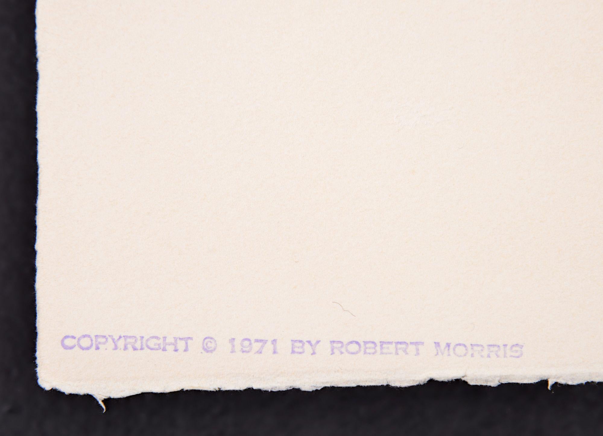 Robert Morris CONSPIRACY Portfolio Screenprint For Sale 4