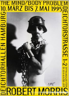 Robert Morris - Hand Signed European Poster - iconic famous art historical image