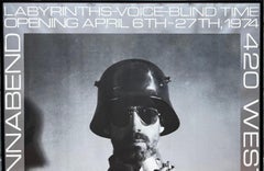 Robert Morris: Labyrinthe - Stimme - blinde Zeit (Das Castelli-Sonnabend Poster)