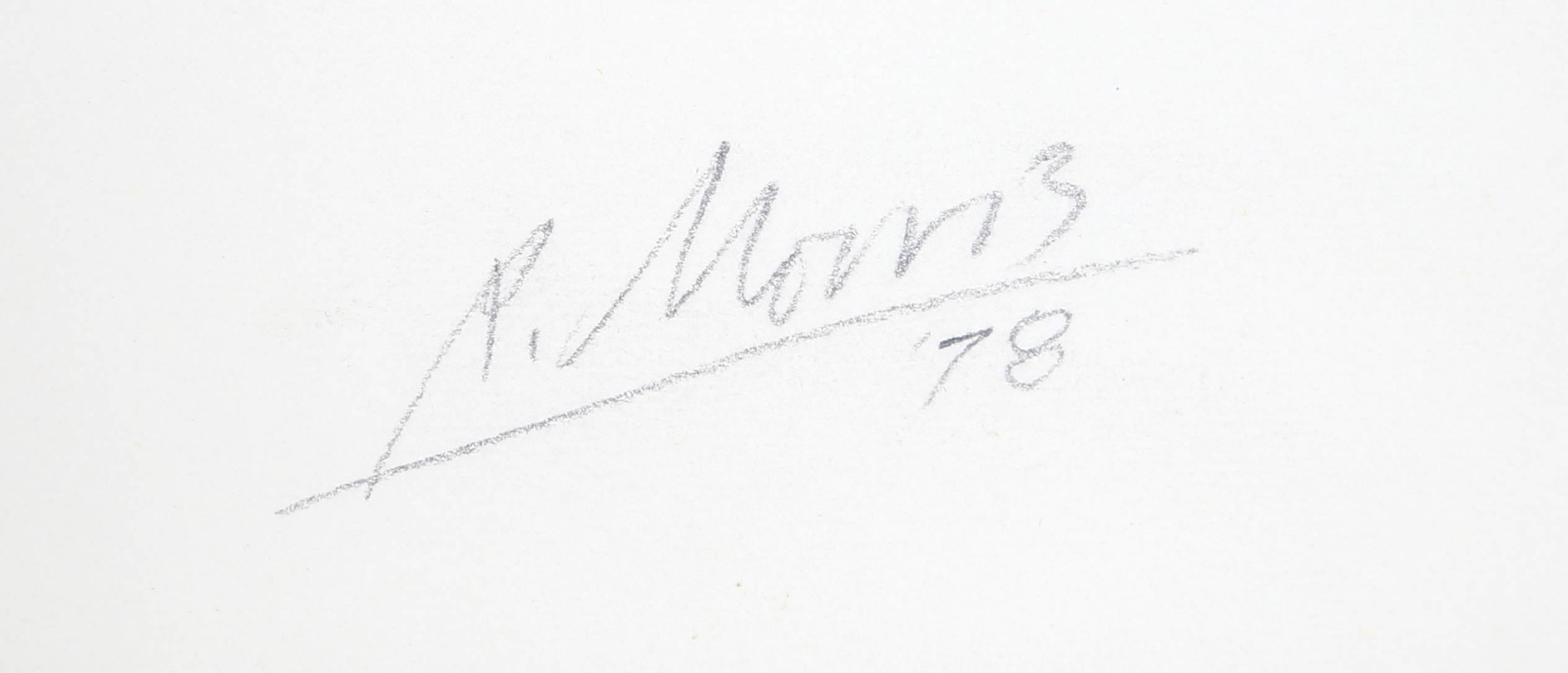 Separate Walkways, Minimalist Etching by Robert Morris For Sale 1